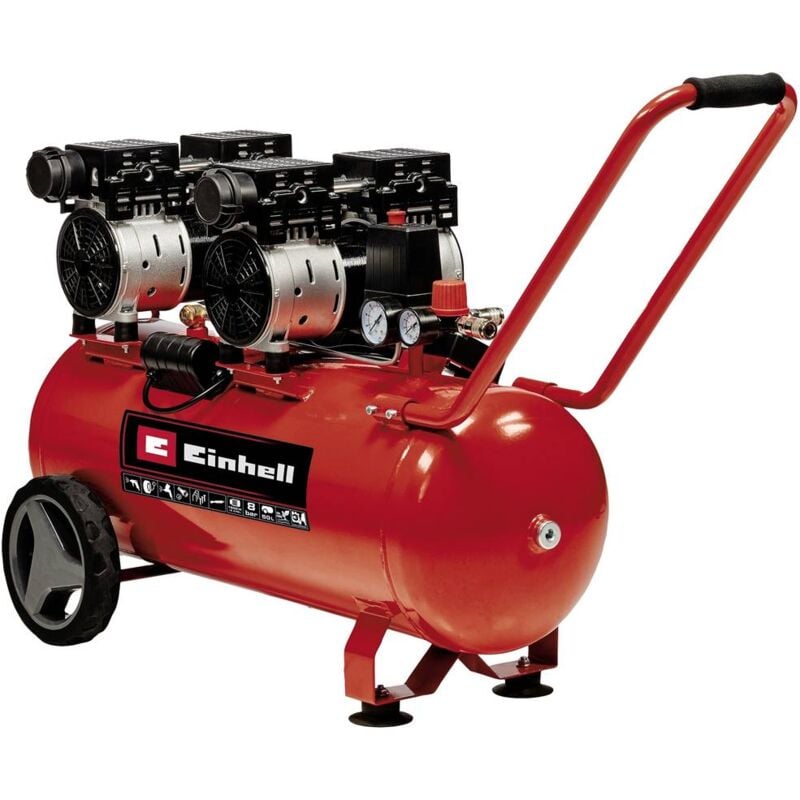 Image of Compressore te-ac 50 Silent 50 l 8 bar - Einhell