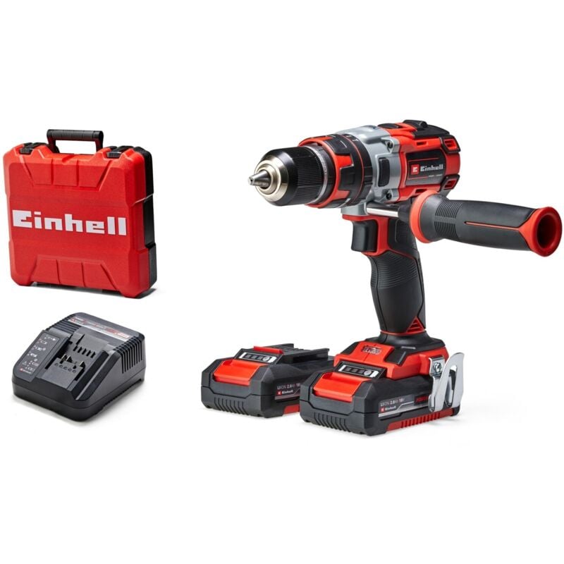 Einhell Cordless Combi Drill Driver 60Nm Brushless With Batteries TP-CD 18 Li-i