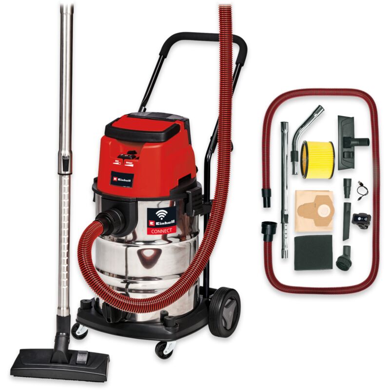 Cordless Vacuum Cleaner 30L Wet And Dry 36V Tp-Vc 36/30 S Auto Body Only - Einhell