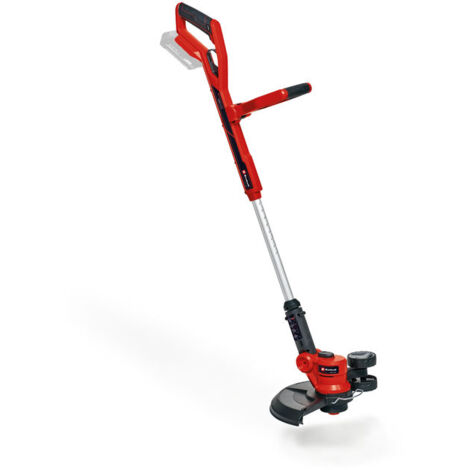 Einhell Coupe-bordures sans fil GE-CT 18/30 Li-Solo Power X-Change (18 V, largeur de coupe 30 cm, bloc moteur pivotant à 90° et inclinable, vendu avec bobine de fil) Livré sans Batterie et sans Charge