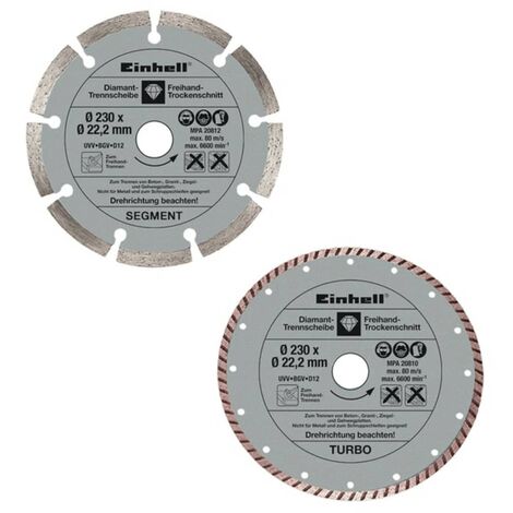 Disco de corte de diamante 230 mm