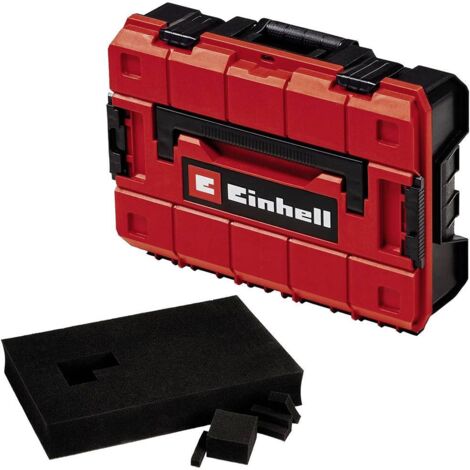 Einhell E-Case S-F Valigia da Trasporto Rossa Resistente