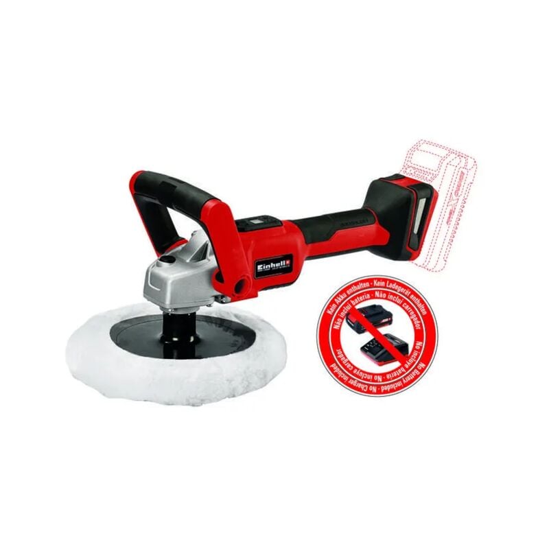 Lucidatrice levigatrice a batteria Einhell ce-cp 18/180 Li E-Solo 180 mm pxc