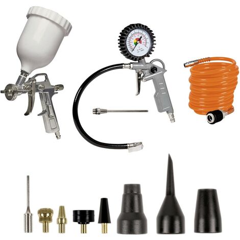 Einhell Einhell Kompressoren-Zubehör Druckluftset 12 tlg. 4139720 Kit attrezzi per aria compressa 1 KIT