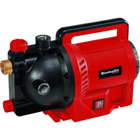 Einhell Gartenpumpe GC-GP 1045 (1.050 W, max. 4500 L/h, max. Förderhöhe 48 m, Wasserfüllanzeige, Wassereinfüllöffnung /-ablassschraube, Frostschutz, Thermoschutz)