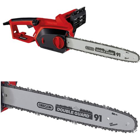 Einhell GH-EC 1835 Elettrosega (230-240 V, 1800 W, barra oregon 35,6 cm, taglio 32,5 cm, velocità catena 13,5 m/sec., serbatoio olio catena 160 ml, incl. Faretra copri catena)