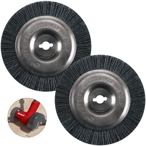 Einhell Grout Cleaner Nylon Brush 10mm 18v GC-CC 18 Li BG-EG 1410 GC-EG 1410 x2