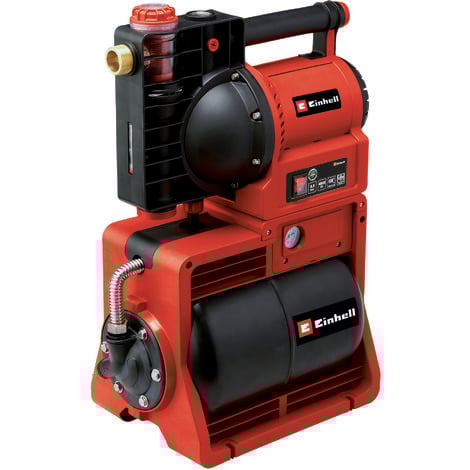 Einhell Hauswasserwerk GE-WW 1145 ECO (1.100 W, 4500 L/h max. Fördermenge, 20 l-Tank, Schmutz-/Sauganzeige, Frostschutz, Thermoschutzschalter, Vorfilter mit Rückschlagventil, zweiter Druckanschluss)