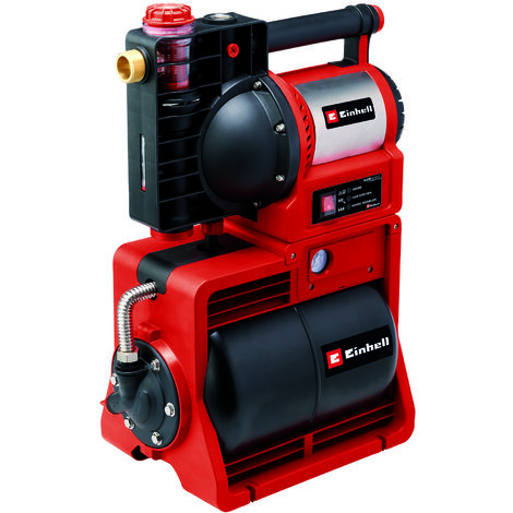 Einhell Hauswasserwerk GE-WW 1246 N FS (1.200 Watt, 4600 L/h max. Fördermenge, Flow-Sensor inkl. LED-Anzeige, Schmutz-/Saug-/ Wasserfüllanzeige, Frostschutz, Trockenlaufsicherung, 20 l Tank)