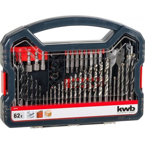 Einhell juego de brocas y taladros de 62 piezas - 109106