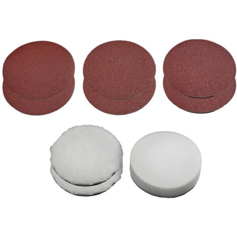 EINHELL Kit de polissage et de ponçage Ø 150 mm - 10 pièces