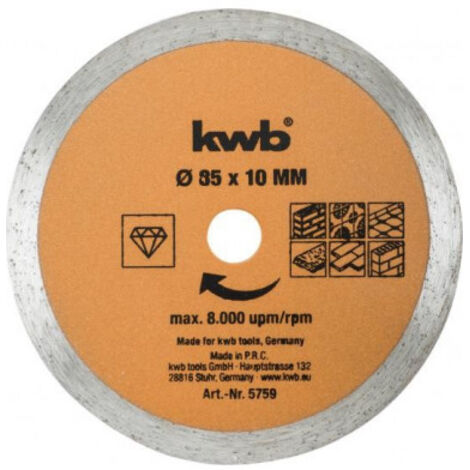 Einhell KWB 85 mm mini jeu de disques de scie circulaire 49575905