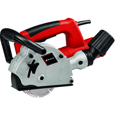 Einhell Mauernutfräse TC-MA 1300 (1.320 W, Leerlaufdrehzahl 9.000 min-1, max. Nutbreite 26 mm, max. Nuttiefe 30 mm, Spindelarretierung, inkl. 2x Trennscheibe Ø 125 mm)