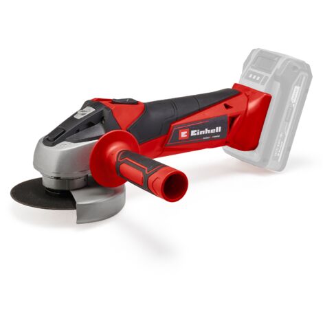 Einhell Meuleuse d'angle Ø115mm sans fil TC-AG 18/115 Li- Solo PXC (18 V, Régime: 8500 trs/min, Profondeur de coupe:28 mm) Livré sans Batterie ni Chargeur