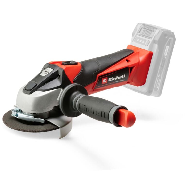 Meuleuse d'angle Ø115mm sans fil te-ag 18 Li Solo Power X-Change (18V, Régime : 8500 trs/min, Profondeur de coupe : 28 mm) Livré sans Batterie ni