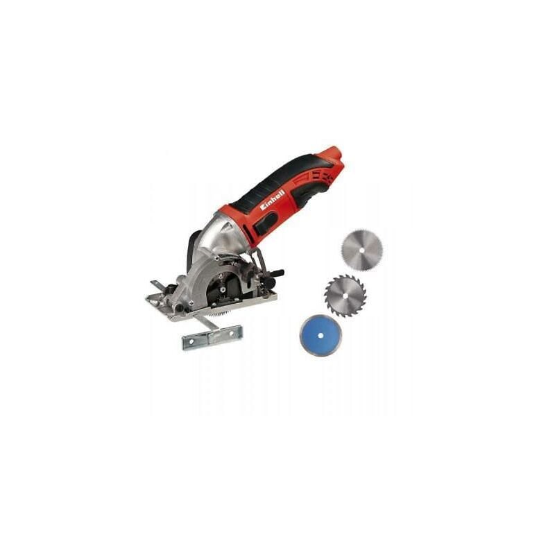 Tc-Cs 860 Kit Mini Sega Circolare Manuale 230 v, 450 w, Rosso, 36.2 x 12.9 x 26.4 Cm - Einhell