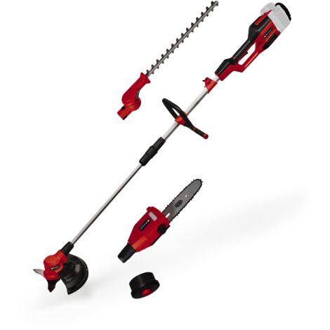 Einhell Outil multifonctions 4en1 sans fil GE-LM 36/4in1 Li-Solo PXC (36V, Brushless, tête de taille-haies inclinable sur 7 positions) Livré sans Batterie ni Chargeur