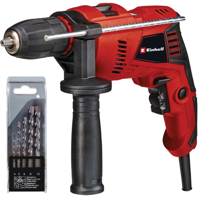 Perceuse À Percussion Filaire Einhell TE-ID 500 E – 500 W, Capacité 25 mm Bois, 10 mm Béton - vue 2