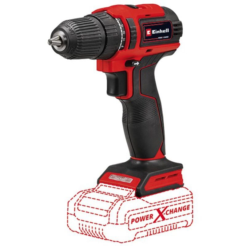 Perceuse Visseuse sans fil te-cd 18/40 Li bl Solo Power X-Change (Li-ion, 18 v, Couple 40 Nm, moteur sans charbon) Livré sans batterie ni chargeur