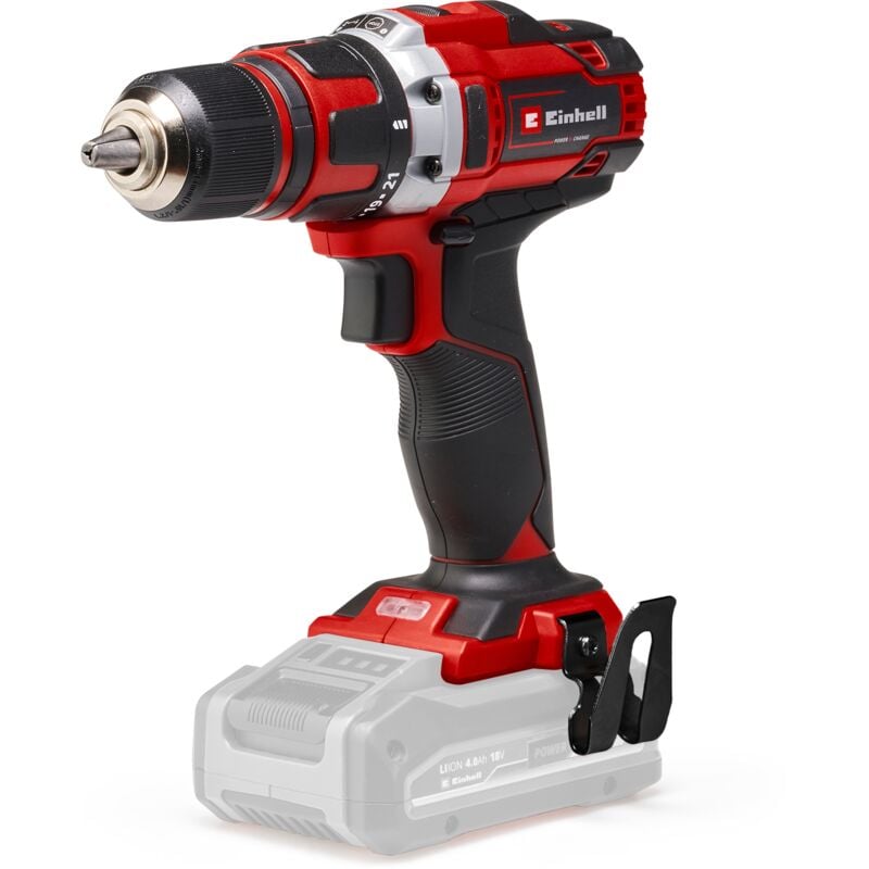 Perceuse Visseuse sans fil te-cd 18/40 Li-Solo - Power X-Change (Li-ion, 18V, Couple 40 Nm, Eclairage led) Livrée sans batterie ni chargeur - Einhell