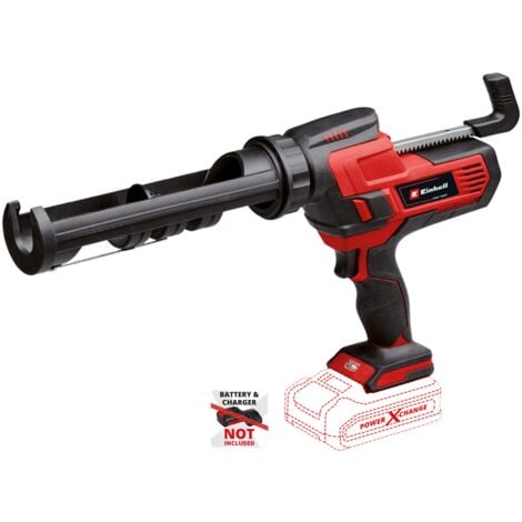 Einhell Pistolet à sceller sans fil TE-SG 18/10 Li-Solo Power X-Change (18 V, pour cartouches 310 ml, force de poussée max. de 2 000 N, vitesse réglable) Livré sans Batterie ni Chargeur