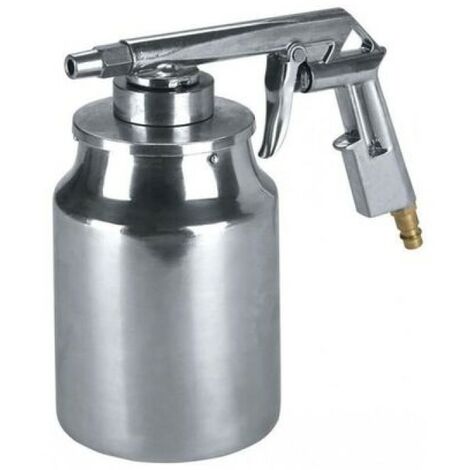 Einhell – Pistolet jet métal à sabler – Sableuse pneumatique 3-8 bars – Contenance 1 Litre – Pour travaux de précision