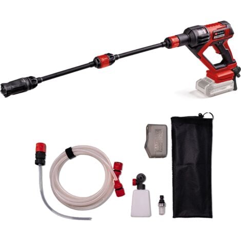 Einhell Pistolet-nettoyeur moyenne pression sans fil HYPRESSO 18/24-1 Power X-Change (18 V, 24 bar, nettoyage et arrosage mobiles, débit de 240 l/h) Livré sans Batterie ni Chargeur