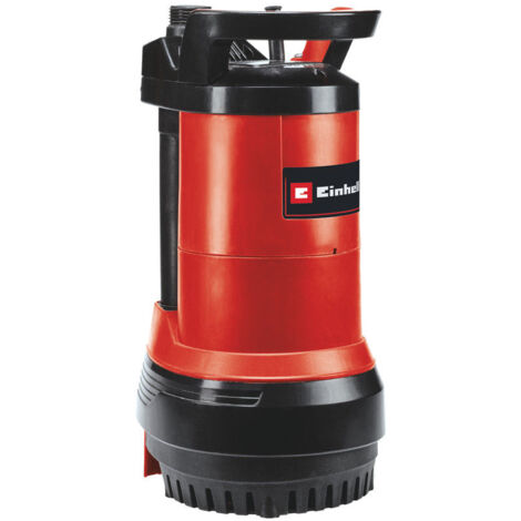 Einhell Pompe collecteur d'eau de pluie GE-PP 5555 RB-A (550W, max. 5500 L/h, max. 20 m, pompe combinée 2en1 - pompe immergée à pression et à pluie) - Rouge / noir / acier inox
