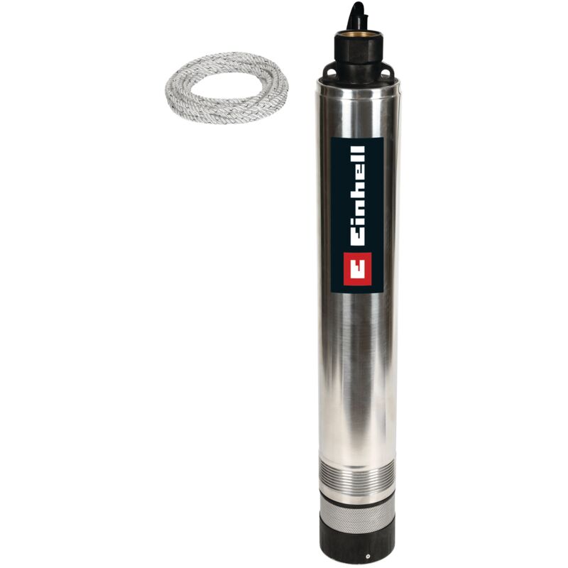 Pompe immergée de forage gc-dw 1045 n (1000 w, Hauteur de refoulement 45 m, Câble d'alimentation 22 m, Corps en inox anticorrosion) Livrée avec Filin