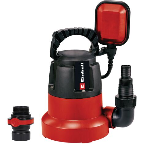 Einhell Pompe d'évacuation pour eaux claires GC-SP 3580 LL (350 W, Hauteur de refoulement 7,5 m, Câble d‘alimentation 10 m, Corps en PVC, Poignée de transport)