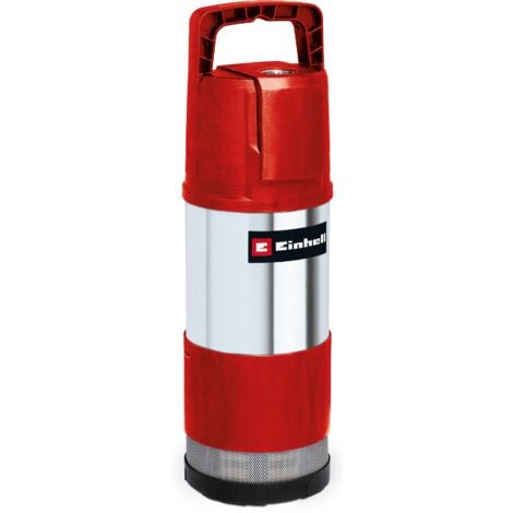 Einhell Pompe immergée automatique GE-PP 1100 N-A (1100 W, Température de l'eau 35°C, Longueur du câble : 15 m, Fonction automatique, Corps Inox, Interrupteur de surcharge)