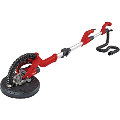 Einhell Ponceuse plâtre TC-DW 225 (600 W, câble 4 M, Manche jusqu'à 165 cm, spéciale mur et plafond) Livré en coffret avec 6 disques de ponçage 225 mm
