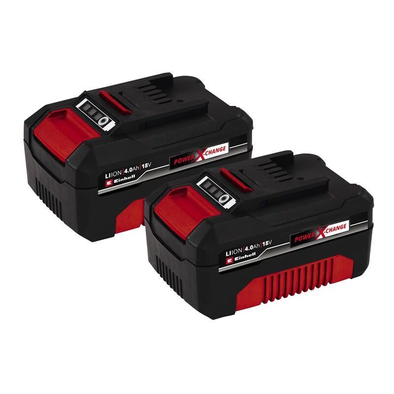 Power X-Change Battery Twin Pack 18V 4.0Ah Li-ion - EINPXBAT4X2