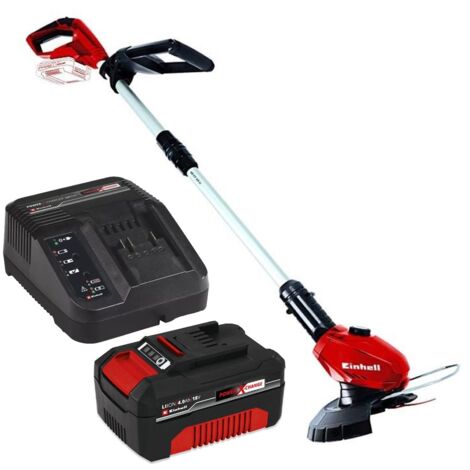 Einhell Power X Change 18v Cordless Grass Trimmer Strimmer + 1 x 4AH Battery
