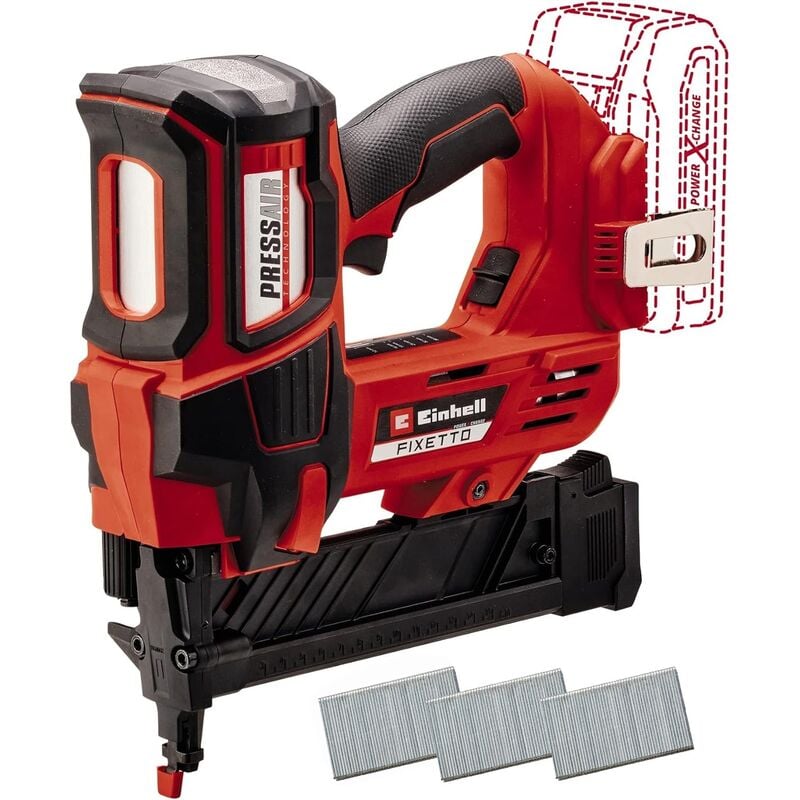 Power X-Change 18v Cordless Stapler Gun Tacker fixetto 18/38 s 18GA - Einhell