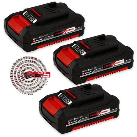 Einhell Power X Change 18v Lithium Ion 2.0ah Battery PX-BAT2 EINPXBAT2 Ozito x 3