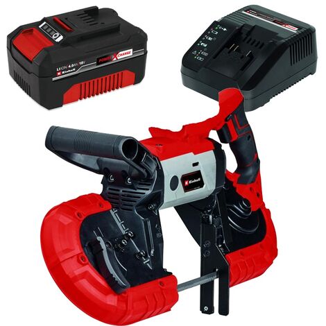 Einhell Power X-Change 18v TE-MB 18/127 Cordless Band Saw + 4AH Charging Kit