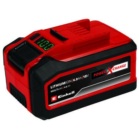 Einhell Power X Change PLUS 18v Lithium Ion 6ah Battery Multi-AH 4ah Mode PXC