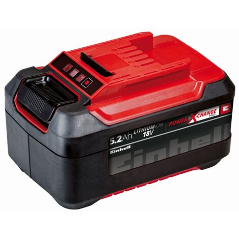 Einhell Power X-Change Plus Akku 18 V 5,2 Ah Li-Ion ( 4511437 ) mit Ladestandanzeige