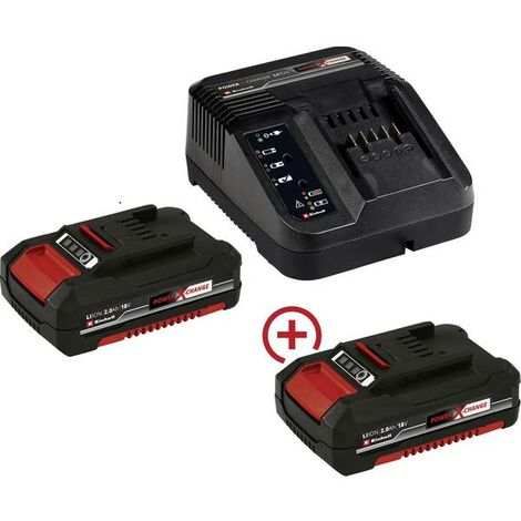 Batteria Einhell 4 Ah 18V Kit con caricabatteria per utensili