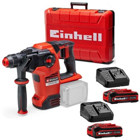 Einhell Professional 18/36V PXC Cordless SDS Hammer Drill HEROCCO 36/28 + x2 4ah