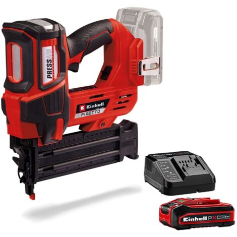 Einhell Professional 18v Cordless Nailer FIXETTO Brad 18GA 18/50 + 4AH Kit