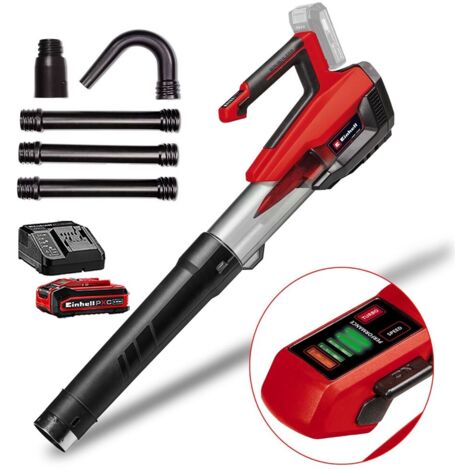 Einhell Professional 18v Turbo Leaf Blower + Gutter Kit GP-LB 18/200 + 4AH Kit