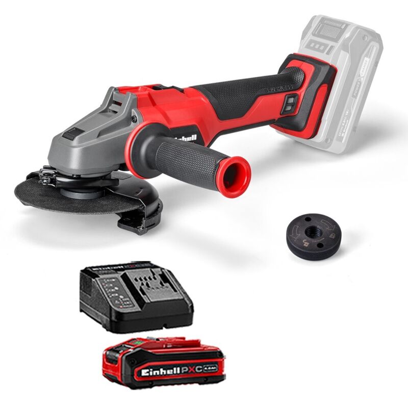 Einhell Professional AXXIO 18/125 125mm Brushless 18v Angle Grinder + 4AH Kit