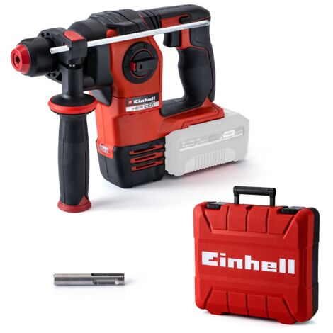 Einhell Marteau Perforateur sans fil HEROCCO +5 - Power X-Change (18V, 2.2J, SDS-Plus, avec coffret de transport E-Box) Livré avec Batterie 3,0Ah et Chargeur