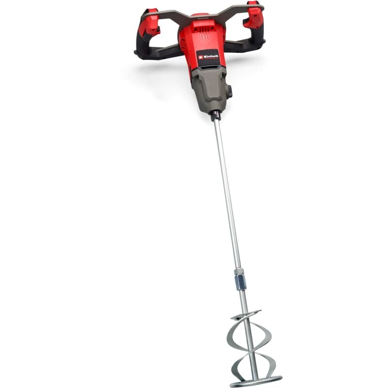 Einhell - Professional Mélangeur de peinture et de mortier tp-mx 1700-2 ce (1700 w, Interrupteur blocable, Démarrage progressif, Porte-outils solide,