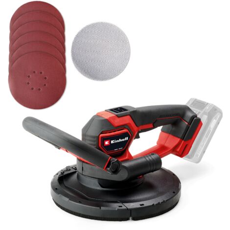 Einhell Professional Ponceuse murale sans fil TP-DWS 18/225 Li BL Solo PXC (18V, Brushless,Diamètre de ponçage 225 mm ) Livré sans Batterie ni Chargeur