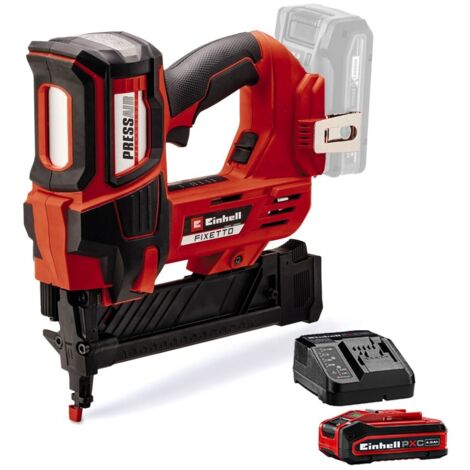 Einhell Professional PXC 18v Cordless Stapler Gun Tacker 18/38 S 18GA + 4AH Kit