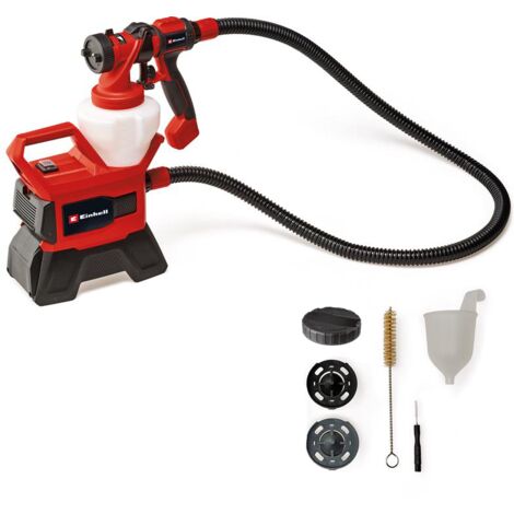 Einhell Pulvérisateur de peinture sans fil TE-SY 18/90 Li-Solo PXC (18V, débit 1 000 ml/min, réservoir 1 200 ml) Livré sans Batterie ni Chargeur