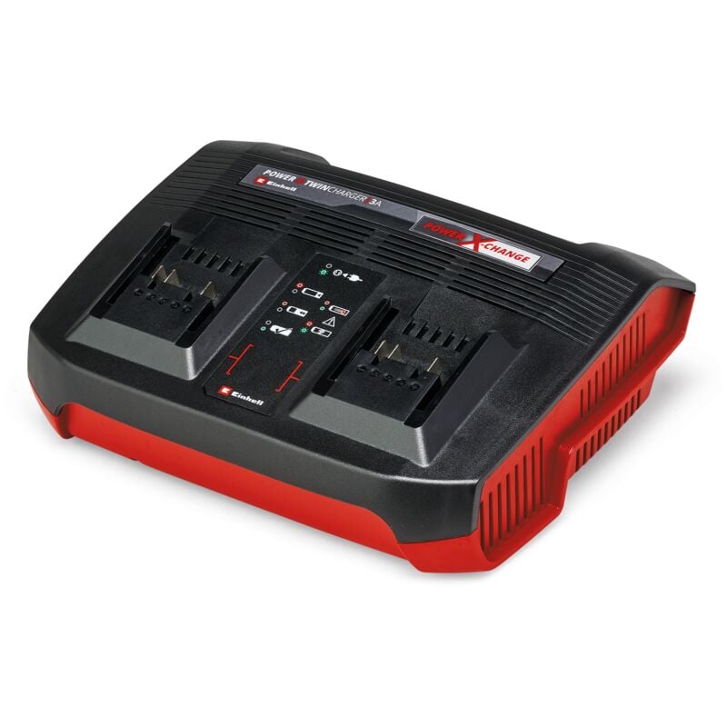 Einhell - Chargeur rapide Power-X-Change (indicateur de charge, compatible avec toutes les batteries Power X-change)